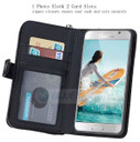 Samsung Galaxy Note 5      Zipper Wallet Case    Black