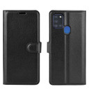 Galaxy A21S      Pu Wallet Case    [Black]