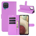 Galaxy A12      Pu Wallet Case    [Purple]