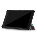 Lenovo Tab E8 TB-8304 Designer Tri-Fold Case Graffiti