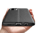Samsung Galaxy M51      Leather Texture Case    Black