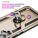 Samsung Galaxy A05      Military Armour Ring Case    Gold