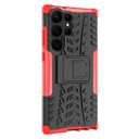 Samsung Galaxy S23 Ultra      Heavy Duty Case    Red
