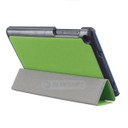 Lenovo Tab 3 A7-10 710F Tri-Fold PU Case Green