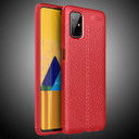 Samsung Galaxy M51      Leather Texture Case    Red