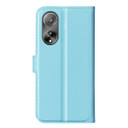 Oppo A98 5G      Pu Wallet Case    [Lightblue]