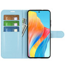 Oppo A98 5G      Pu Wallet Case    [Lightblue]