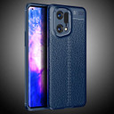 OPPO Find X5 Pro Leather Texture Case Navy