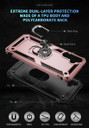 Samsung Galaxy A34 5G      Military Armour Ring Case    RoseGold