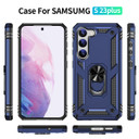 Samsung Galaxy S23+      Military Armour Ring Case    Navy
