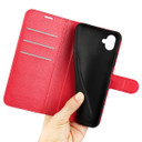 Galaxy A04      Pu Wallet Case    [Red]