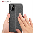 Samsung Galaxy A71 5G      Leather Texture Case    Navy