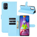 Galaxy M51      Pu Wallet Case    [Lightblue]