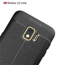 Samsung Galaxy J2 Core      Leather Texture Case    Navy