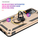 Samsung Galaxy A72      Military Armour Case    Gold