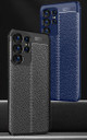 Samsung Galaxy S23 Ultra      Leather Texture Case    Navy