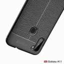 Samsung Galaxy A11      Leather Texture Case    Navy