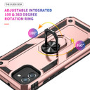 Samsung Galaxy A03      Military Armour Ring Case    RoseGold