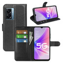 Oppo A77 5G      Pu Wallet Case    [Black]