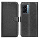 Oppo A77 5G      Pu Wallet Case    [Black]