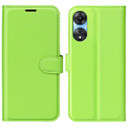 Oppo A78 5G      Pu Wallet Case    [Green]
