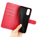 Oppo A78 5G      Pu Wallet Case    [Red]