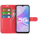 Oppo A78 5G      Pu Wallet Case    [Red]