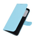 Oppo Find X3 Lite      Pu Wallet Case    [Lightblue]