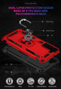 Samsung Galaxy S22      Military Armour Ring Case    Red