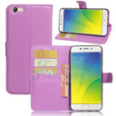 Oppo A77 (2017)      Pu Wallet Case    [Purple]