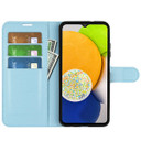Galaxy A03      Pu Wallet Case    [Lightblue]