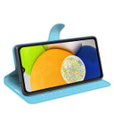 Galaxy A03      Pu Wallet Case    [Lightblue]