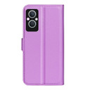 Oppo Reno8 Lite 5G      Pu Wallet Case    [Purple]