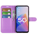 Oppo Reno8 Lite 5G      Pu Wallet Case    [Purple]