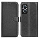 Oppo Reno8 Lite 5G      Pu Wallet Case    [Black]