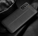 Samsung Galaxy S22      Leather Texture Case    Black