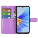 Oppo A17      Pu Wallet Case    [Purple]