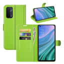 Oppo A74 5G      Pu Wallet Case    [Green]