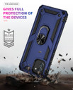 Samsung Galaxy A03      Military Armour Ring Case    Navy