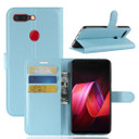 Oppo R15      Pu Wallet Case    [Lightblue]