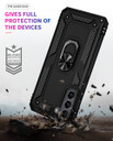 Samsung Galaxy S22      Military Armour Ring Case    Black