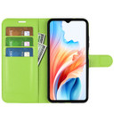 Oppo A38 4G      Pu Wallet Case    [Green]