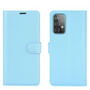 Galaxy A52      Pu Wallet Case    [Lightblue]