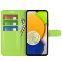 Galaxy A03      Pu Wallet Case    [Green]