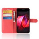 Oppo R15 Pro      Pu Wallet Case    [Red]
