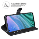 Oppo A74 5G      Pu Wallet Case    [Black]