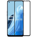 OPPO Reno8 Lite 5G Case Premium Full Cover Glass Screen Protector Black