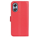 Oppo A17      Pu Wallet Case    [Red]