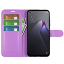Oppo Reno8 5G      Pu Wallet Case    [Purple]
