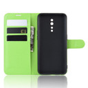 Oppo Reno Z      Pu Wallet Case    [Green]